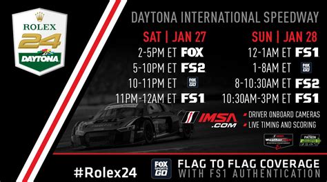 rolex 24 tv channel|2024 rolex 24 tv schedule.